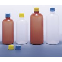エムアイケミカル 外用瓶G白（未滅菌） キャップ：黄 19-7340-0102（直送品）