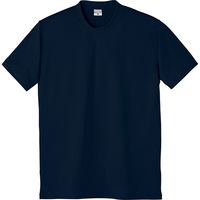 【ワークウェア・作業用ポロシャツ】小倉屋 制電シリーズ DRY帯電防止半袖Tシャツ ネービー 8120-01-M 1枚（直送品）