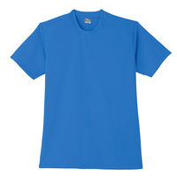 【ワークウェア・作業用ポロシャツ】小倉屋 DRYシリーズ DRY 半袖Tシャツ ブルー 9008-05-3S 1枚（直送品）