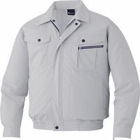 自重堂 制服百科 空調服長袖ブルゾン（服単品） シルバー SS 87040（直送品）