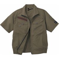 自重堂 制服百科 空調服半袖ブルゾン（服単品） アーミーグリーン M 54040（直送品）