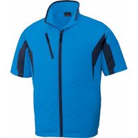 自重堂 制服百科 空調服半袖ジャケット（服単品） ライトブルー S 87070（直送品）