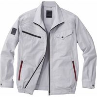 自重堂 制服百科 空調服長袖ブルゾン（服単品） シルバー L 54070（直送品）