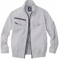 自重堂 制服百科 空調服長袖ブルゾン（服単品） シルバー EL 74080（直送品）