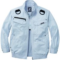 自重堂 制服百科 空調服長袖ブルゾン（服単品） シルバー L 74120（直送品）