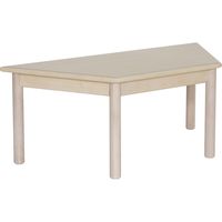 大和屋 コントラクトシリーズ 台形テーブル ナチュラルホワイト