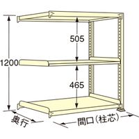 扶桑金属工業 【車上渡し】 中量ラック WS1218M03R 450×1790×1200mm（直送品）