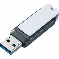 サンワサプライ USB3.1 Gen1 メモリ UFD-3SWT64GGY 1個（直送品）