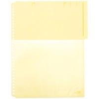 キングジム ハーフポケット A4 103HP 黄色 1袋（50枚：10枚入×5袋）