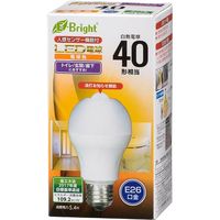 オーム電機 LED電球 E26 40形相当 人感センサー付 電球色 LDA5L-H R21（直送品）