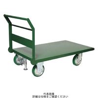 鋼鉄製運搬車（固定ハンドルタイプ） ストッパー付 _1