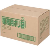 日本サニパック ポリゴミ袋 白半透明 70L 10枚 40組 N-74-40（直送品）