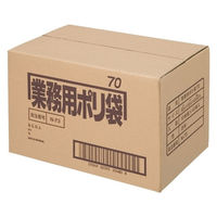 日本サニパック ポリゴミ袋 透明 70L 10枚 40組 N-73-40（直送品）