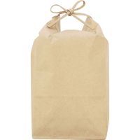 【袋・包装資材（米袋）】マルタカ 紐付クラフト 無地 窓無 1梱包（100枚入）