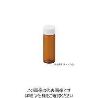 ねじ口瓶（茶）+メラミンキャップ（白）+フッ素PTFE/シリコンパッキン 組合せセット S