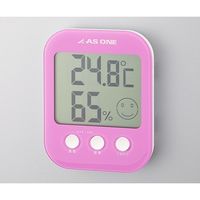 アズワン 温湿度計 ピンク 校正証明書付 A-230-P 1個 1-1752-02-20（直送品）