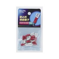 朝日電器 差込形接続端子 F形 レッド PS-44FH 1個 62-8569-59（直送品）