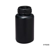 瑞穂化成工業 広口びん 黒色 PE 3L 0091BK 1個 63-1279-09（直送品）