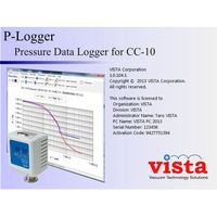 VISTA CCー10用圧力データロガーソフト P-LOGGER 1セット 63-1392-99（直送品）