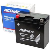 【二輪車用品】ACデルコ（ACDELCO） シールド型 バイク用バッテリー[ 液入充電済 ] DT14B-4 1個（直送品）