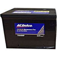 【カー用品】ACデルコ（ACDELCO） 輸入車バッテリー Maintenance Free Battery G-78-6 1個（直送品）