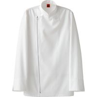 セブンユニフォーム コックコート・男女兼用・長袖 ホワイト S QA7367-0 1着（直送品）