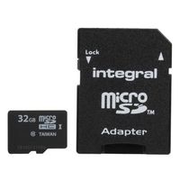 Integral Memory マイクロ SD 32 GB Class 10 INMSDH32G10-90U1（直送品）