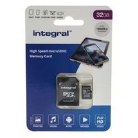Integral Memory マイクロ SD 32 GB Class 10， UHS-1 U1 INMSDH32G-100V10（直送品）