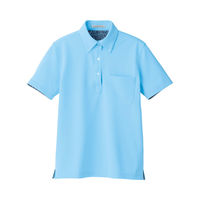 ボンマックス レディス吸水速乾ポロシャツ(花柄A)　FB4018L-6　ブルー　S　1枚（直送品）