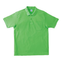 ボンマックス ポケット付きCVC鹿の子ドライポロシャツ　MS3114-54　ライムGN　S　1枚（直送品）