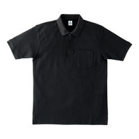 ボンマックス ポケット付きCVC鹿の子ドライポロシャツ　MS3114-16　ブラック　GL　1枚（直送品）