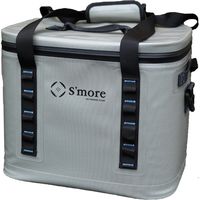 S'more（スモア） 持ち運べる 3WAY クーラーバッグ 20L ライトグレー 大容量 1個（直送品）