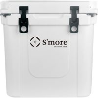 S'more（スモア） 持ち運べる コンパクト クーラーボックス box33 30L/33QT ホワイト 大容量 栓抜き付き 1個（直送品）