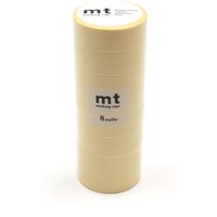 カモ井加工紙 mt マスキングテープ 8P(8巻セット) パステルサンフラワー[幅15mm×7m] MT08P487 1個