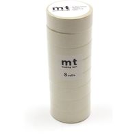 mt マスキングテープ 8P（8巻セット） パステルアイボリー[幅15mm×7m] MT08P498 1個 カモ井加工紙（直送品）
