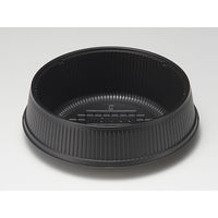 麺丼 中皿 黒　300枚(50×6) RHDT806　リスパック（直送品）