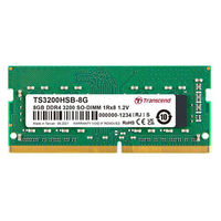 ノートパソコン向け増設メモリ DDR4-3200 8GB トランセンド PCメモリ SODIMM TS3200HSB-8G 1枚