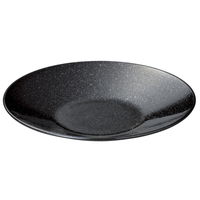 陶雅 大皿 ブラックディッシュ 27cm深皿 [4個入] tga-1818-180（直送品）
