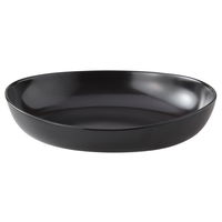 陶雅 カレー皿 黒マット楕円カレー皿 大 [2個入] tga-4818-371（直送品）