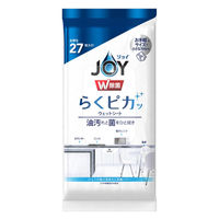 ジョイ W除菌 キッチン・食卓用 らくピカッ ウェットシート 1個（27枚入） P＆G