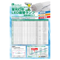サンクレド LED　30W蛍光灯型LOS-W63/12（NK)6000K　1本（直送品）
