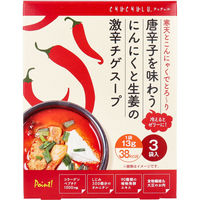 チュチュル 唐辛子を味わう にんにくと生姜の激辛チゲスープ 13g×3袋入　1箱(3袋入)×12セット（直送品）