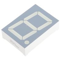 Kingbright LEDディスプレイ， 単桁， 緑，赤， 数字表示器， 7セグメント， SBA15-11EGWA（直送品）