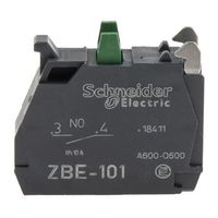 コンタクトブロック 1NO ネジターミナル Schneider Electric ZBE101（直送品）