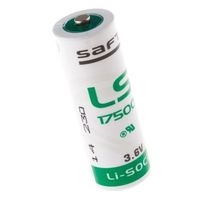 SAFT Saft Aサイズ 電池，公称電圧 3.6V サイズ:A リチウム塩化チオニルバッテリ LS17500 1個（直送品）