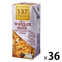 【アウトレット】137degrees 137ディグリーズ ウォールナッツミルク 180ml 1箱（36本入）　【終売品】
