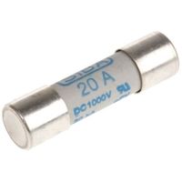 SIBA （シバ） 管ヒューズ 20A 10 x 38mm 1kV dc 5021526.20 1個（直送品）