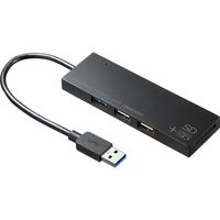 サンワサプライ USB3.1+2.0コンボハブ カードリーダー付き USB-3HC316