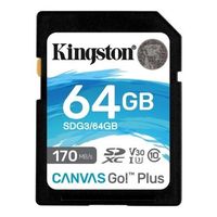 Kingston Technology SDカードSDXC，容量:64 GB 3D TLCSDG3/64GB SDG3/64GB 1個（直送品）
