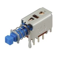 Alps Alpine 押しボタンスイッチ， ラッチ， PCB， 双極双投（DPDT）， SPPJ320600（直送品）